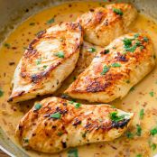 Chicken with Creamy Cilantro Lime Sauce