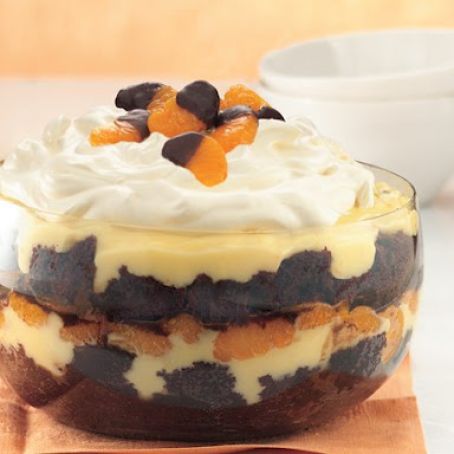 Chocolate-Orange Punch Bowl Cake