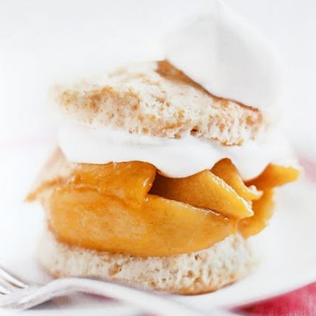 Spiced Peach Shortcakes