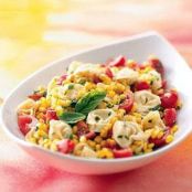 Cheese Tortellini with Tomatoes and Corn Recipe