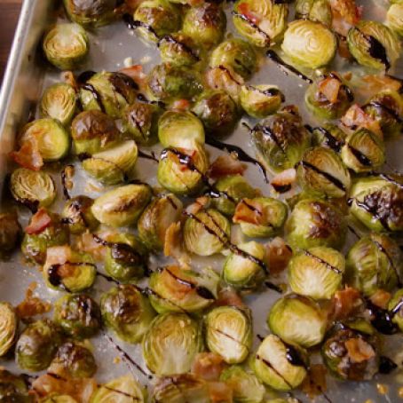 Bacon Balsamic Brussels Sprouts