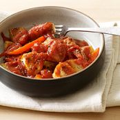 ITALIAN STYLE CHICKEN WITH POTATOES AND PEPPERS