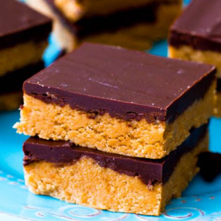 No-Bake Chocolate Peanut Butter Bars