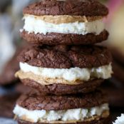 Brownie Cookie Sandwiches