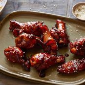 Sticky Honey-Soy Chicken Wings