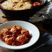 Baked Ricotta Gnudi with Vodka Sauce
