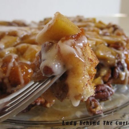 Upside-Down Cinnamon Apple Coffee Cake