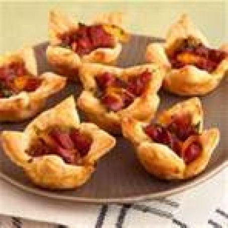 Smokey Sausage Cups - Puff Pastry
