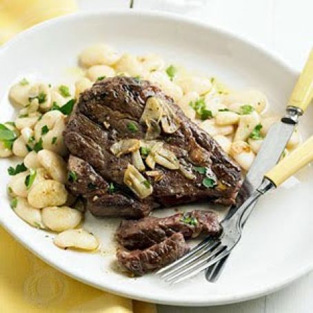 Pan Fried Garlic Steak