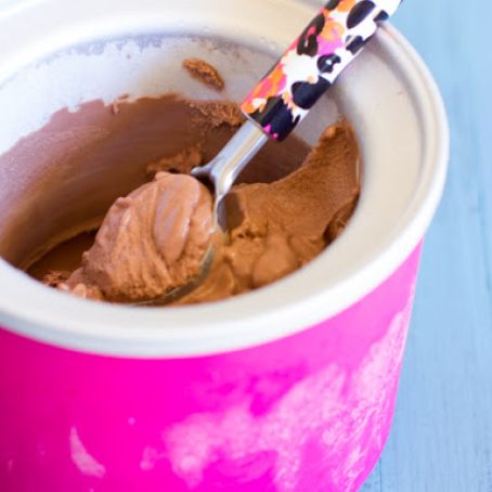 ice cream - chocolate ice cream