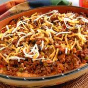 Beef and Salsa Biscuit Bake