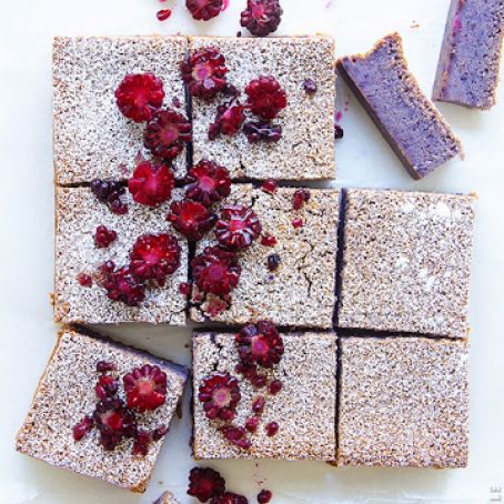 BLACKBERRY CUSTARD CAKE