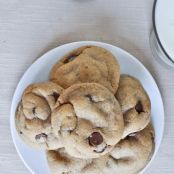 Puffy Peanut Butter Cookies With Chocolate Chips