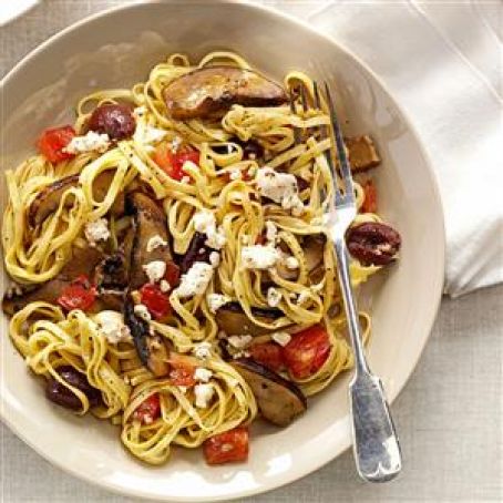 Hearty Portobello Linguine Recipe