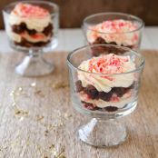 Peppermint Brownie Trifles with Whipped Mascarpone
