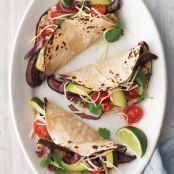 Portobello and Zucchini Tacos