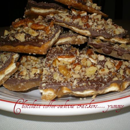 Chocolate Toffee Saltines