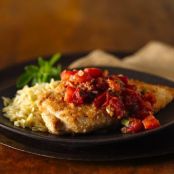 Breaded Chicken with Tomatoes