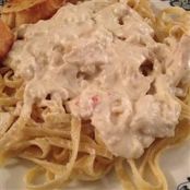 Fettuccine With Creamy Crab Sauce