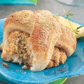 Deviled Crab and Cheese Rolls