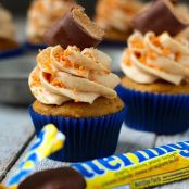 Pumpkin Butterfinger Cupcake