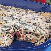 FOUR CHEESE SPINACH LASAGNA