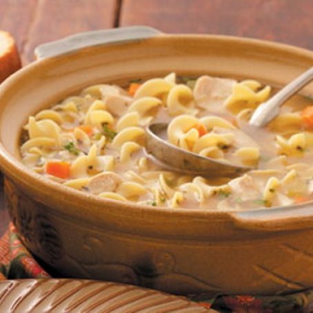 Quick Chunky Chicken Noodle Soup