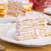 Ritz Cracker Grape Jelly Icebox Cake