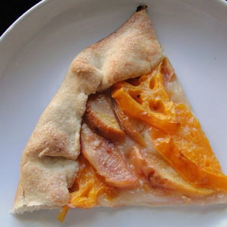 Galette of Peaches and Tomatoes