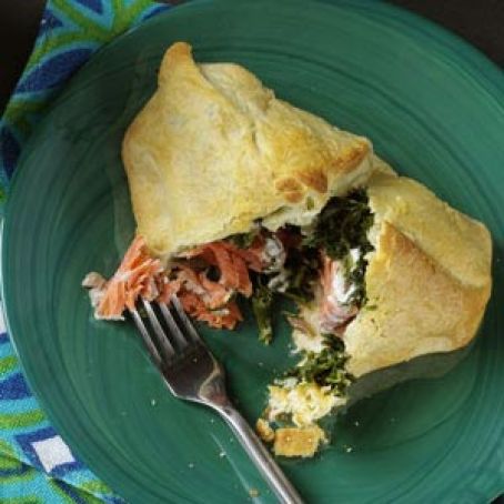 Spinach Salmon Bundles Recipe