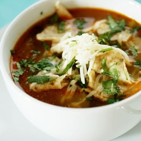 Sing For Your Supper » Joel’s Favorite Chicken Tortilla Soup…