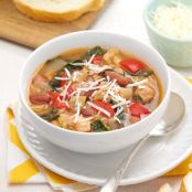 Herbed Chicken & Spinach Soup Recipe