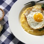 Polenta with Parmesan and Olive Oil Fried Eggs