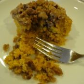 Pumpkin Streusel Coffee Cake with Maple Glaze