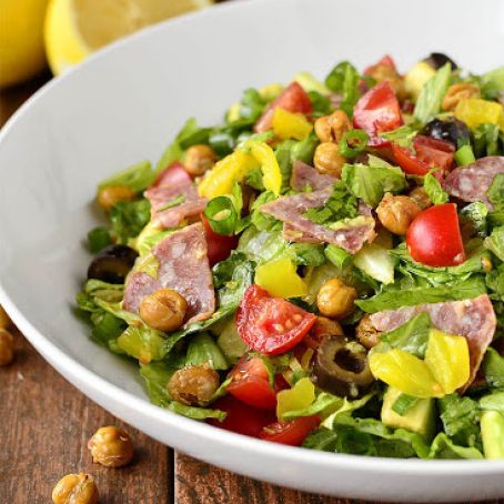 Italian Sub Salad - Iowa Girl Eats