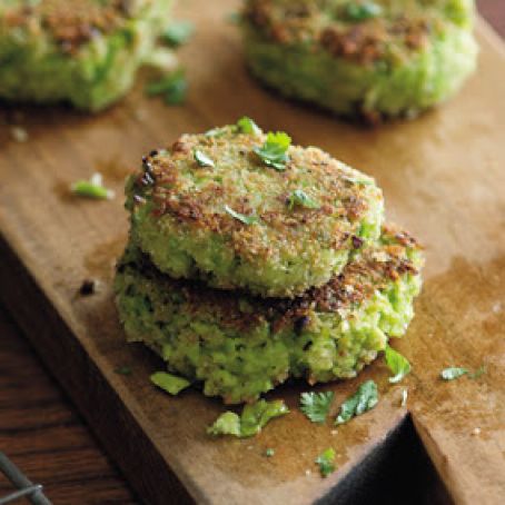 CRISPY EDAMAME FRITTERS