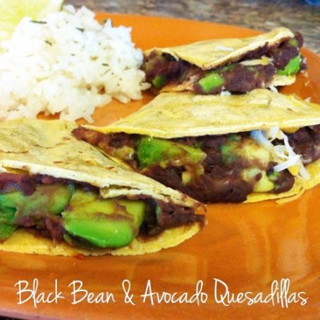 Bean and Avocado Quesadilla