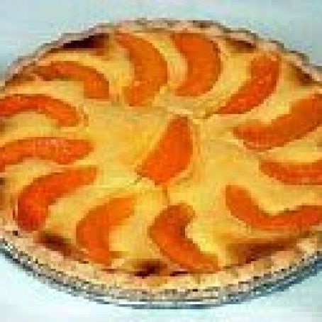 Peach Custard Pie