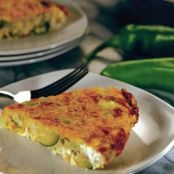 GREEN CHILE, CORN AND ZUCCHINI FRITTATA