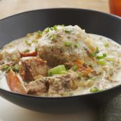 Slow-Cooked Pork Stew with Dumplings