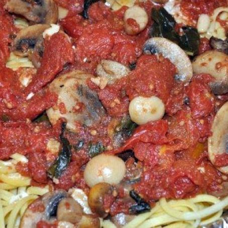 Tomato Basil Garlic Pasta