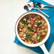 Red Beans and Rice Soup with Kielbasa