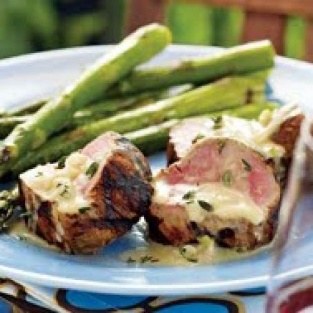 Grilled Whole Veal Tenderloin with Brandy Butter Sauce