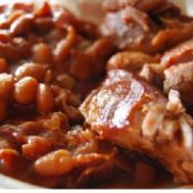 BBQ Pork Spare Ribs & Homemade Baked Beans