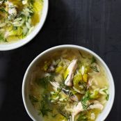 Lemony Chicken and Orzo Soup