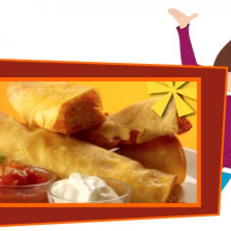 Exploding Chicken Taquitos