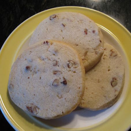 Pecan Shortbread Cookies