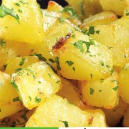 Potatoes with Garlic and Coriander - Actifry