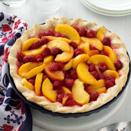 Raspberry Peach Pie Recipe