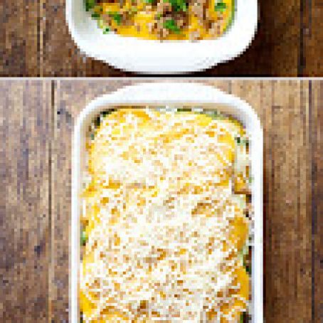 Sausage and Sweet Potato Zucchini Lasagna